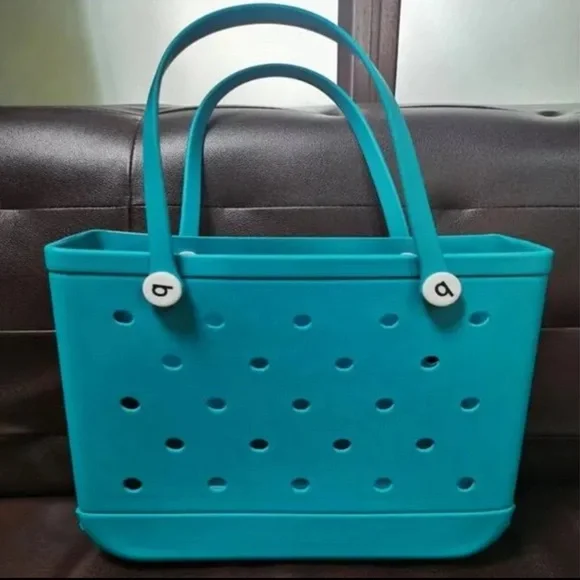 Stylish Blue Tote Bag - Picture 9 of 11